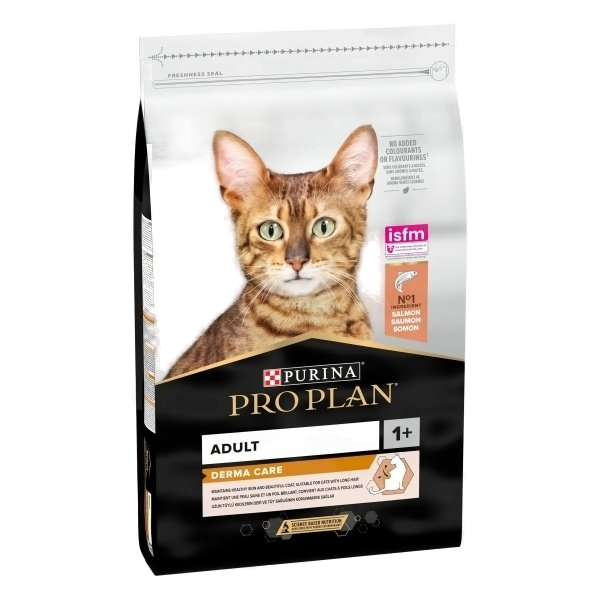 Derma Care Somonlu Tüy Sağlığı Destekleyici Kedi Maması 10kg