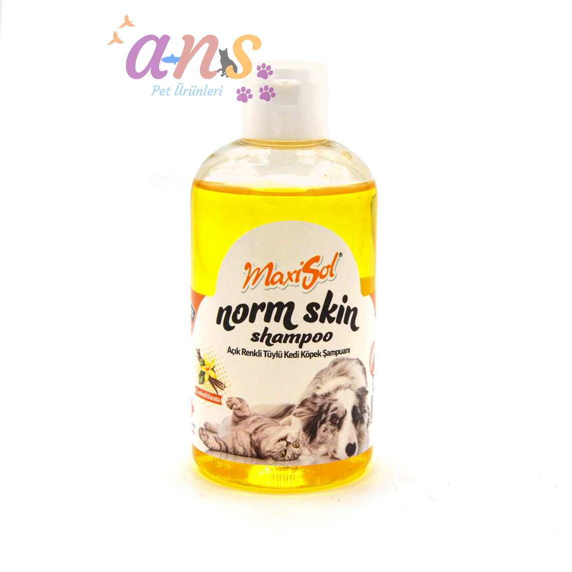 Maxisol Sarı Kedi ve Köpek Şampuanı (250 ml)