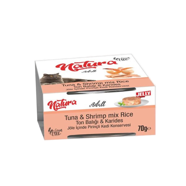 Ton Balıklı ve Karidesli Yetişkin Kedi Konservesi 70gr