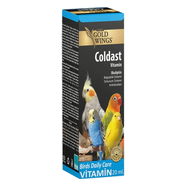 Coldast Kuşlar için Solunum Sistemi Destekleyici Sıvı Vitamin 20ml