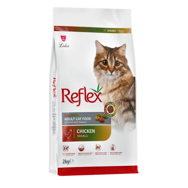 Multi Color Tavuklu ve Pirinçli Yetişkin Kedi Maması 2kg