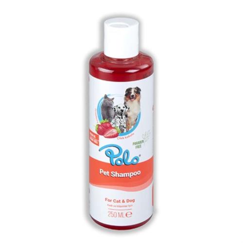 Polo Çilek Kokulu Kedi ve Köpek Şampuanı (250 ml)