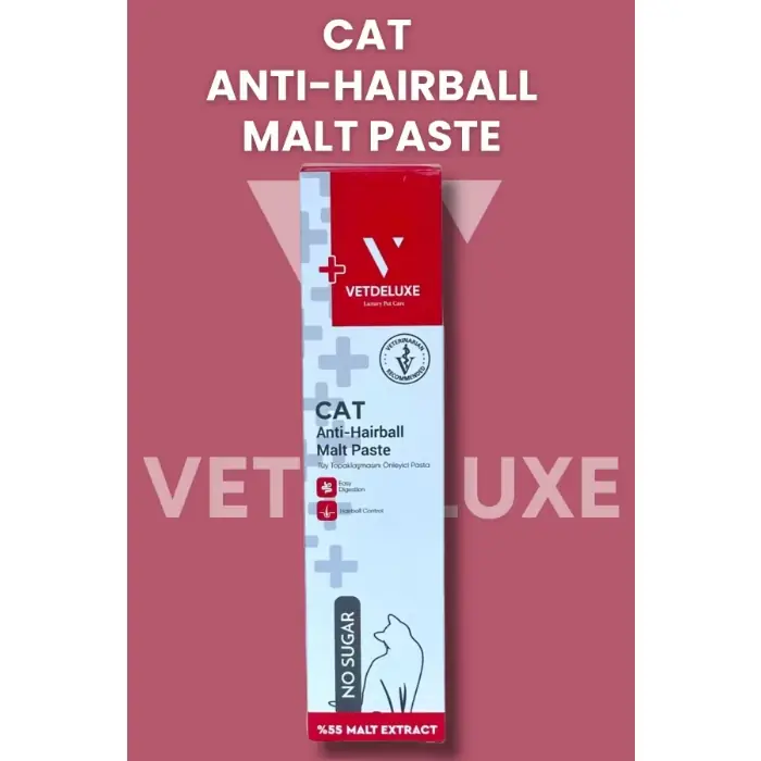 Vetdeluxe Tüy Yumağı Önleyici Yetişkin Kedi Malt Macunu (100 g)